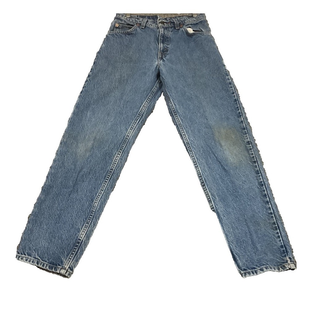 Vtg 1993 Levi's 550 Jeans Relaxed Fit Tapered Leg 90's Stone Wash USA